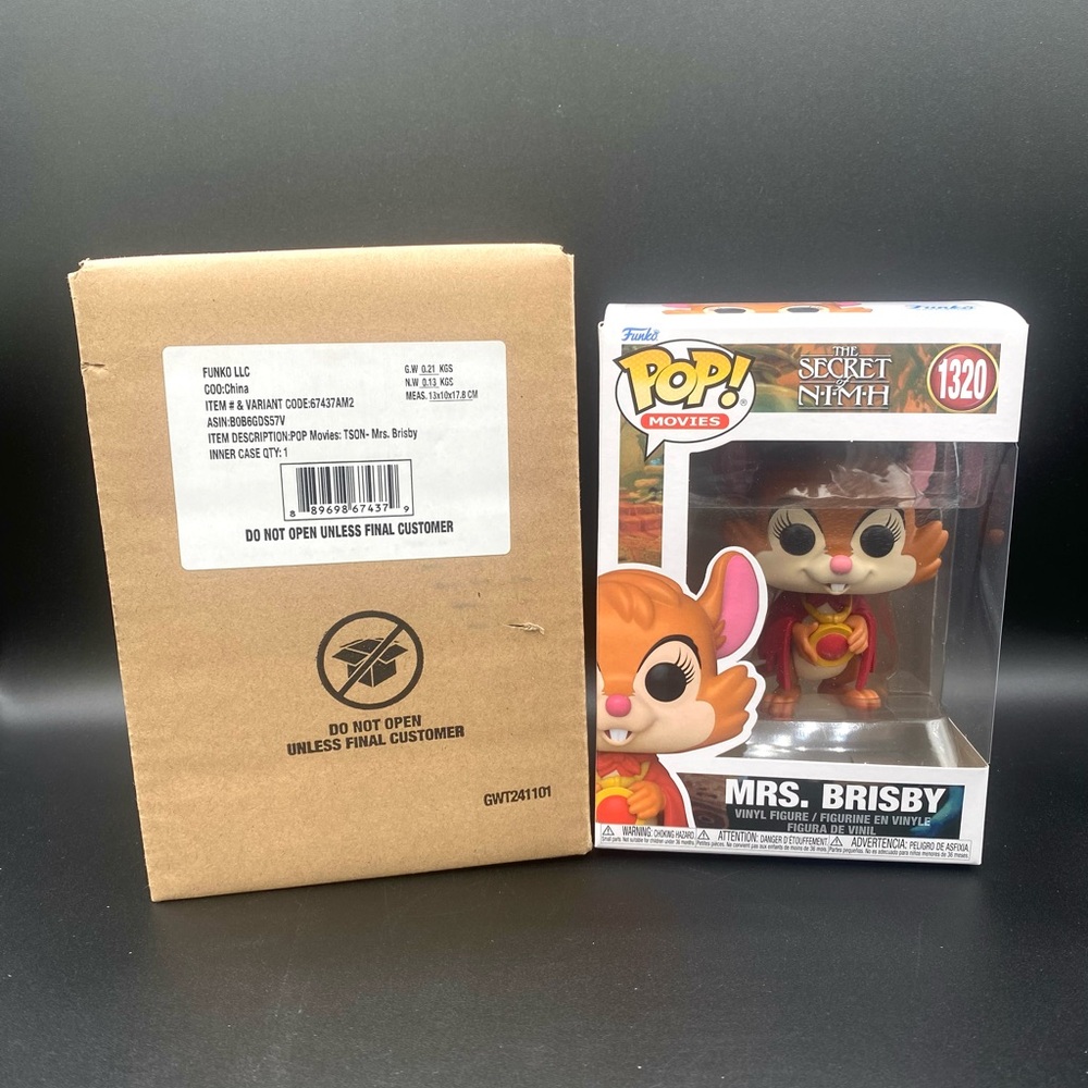 NEW Funko Pop Movies 1320 The Secret of NIMH Mrs. Brisby Vinyl Figure with Box